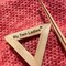 My Two Ladies | Triangular Shawl Pin | w/Stick | Handcrafted